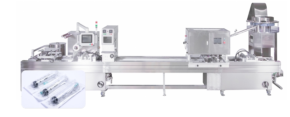 注射器自动摆放机吸塑包装机 机器优势